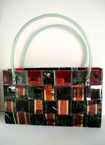 recycled paper handbag
