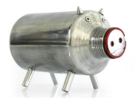 Recycled Aluminum Bottle Pig