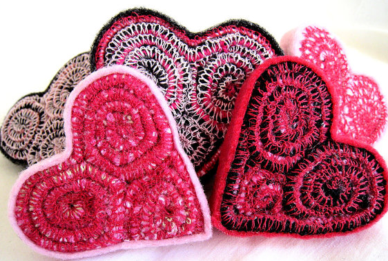 recycled heart for valentines day