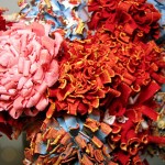 recycled Tshirts - flowers